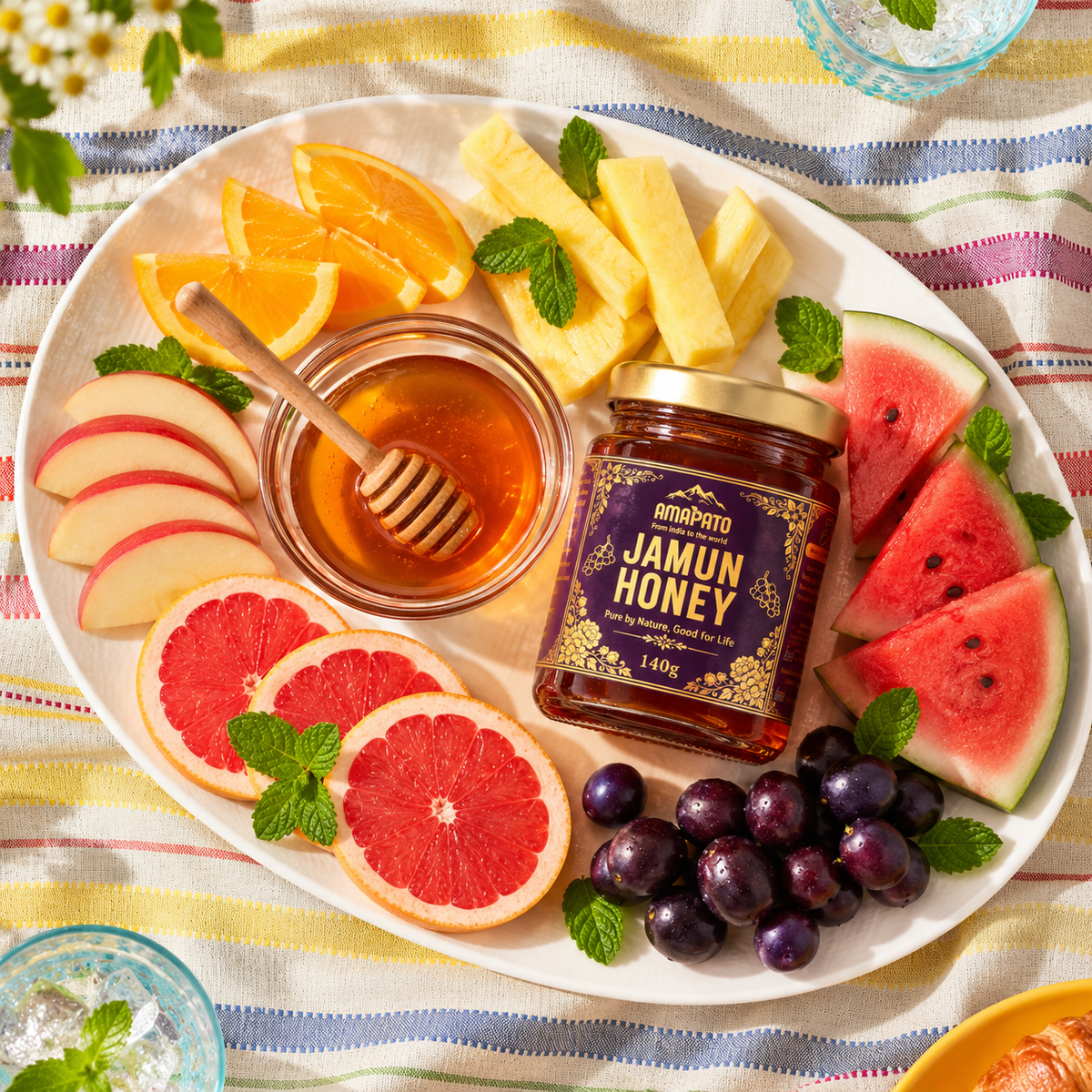 Amapato Jamun Honey 140g (100% Natural, No Added Sugar, No Preservatives)