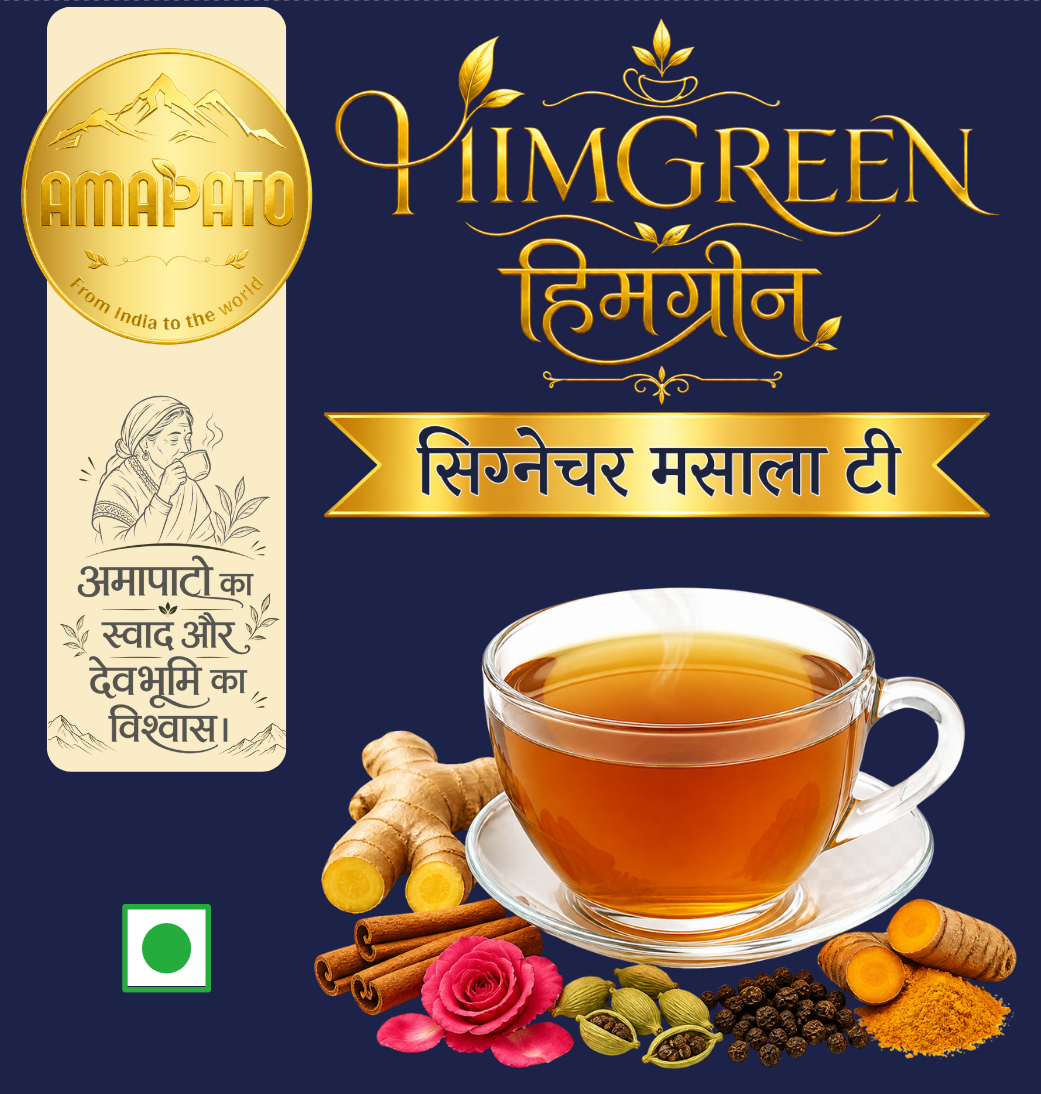 HIMGREEN Signature Masala Tea – Royal Spiced Wellness Blend
