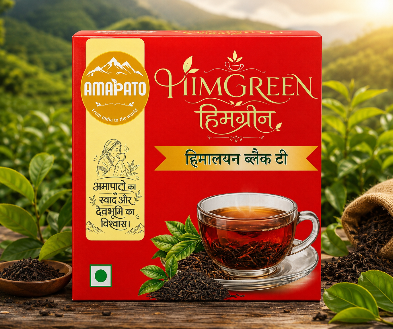 HIMGREEN Himalayan Black Tea – Premium Darjeeling Second Flush Muscatel Black Tea