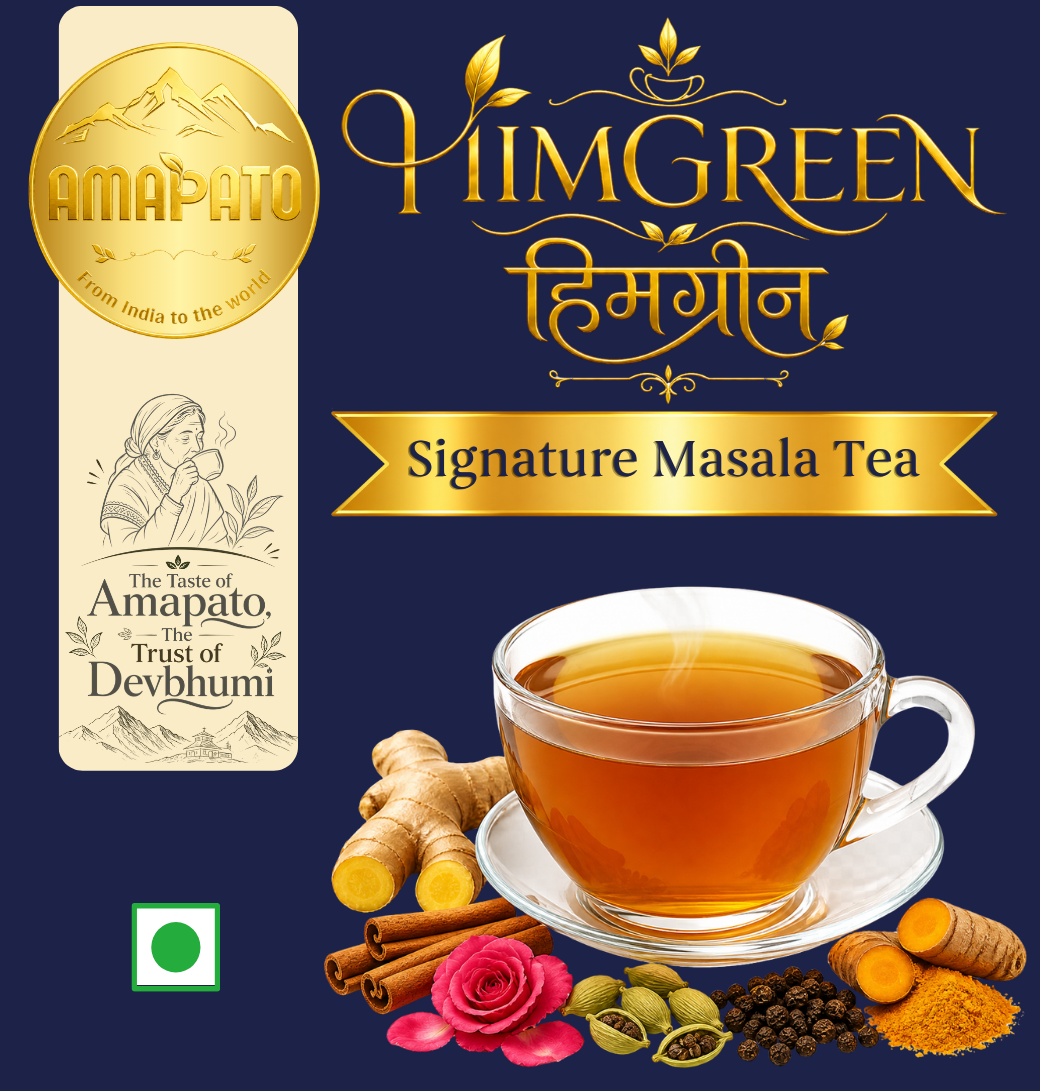 HIMGREEN Signature Masala Tea – Royal Spiced Wellness Blend
