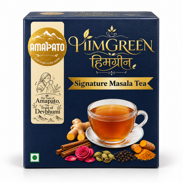 HIMGREEN Signature Masala Tea – Royal Spiced Wellness Blend