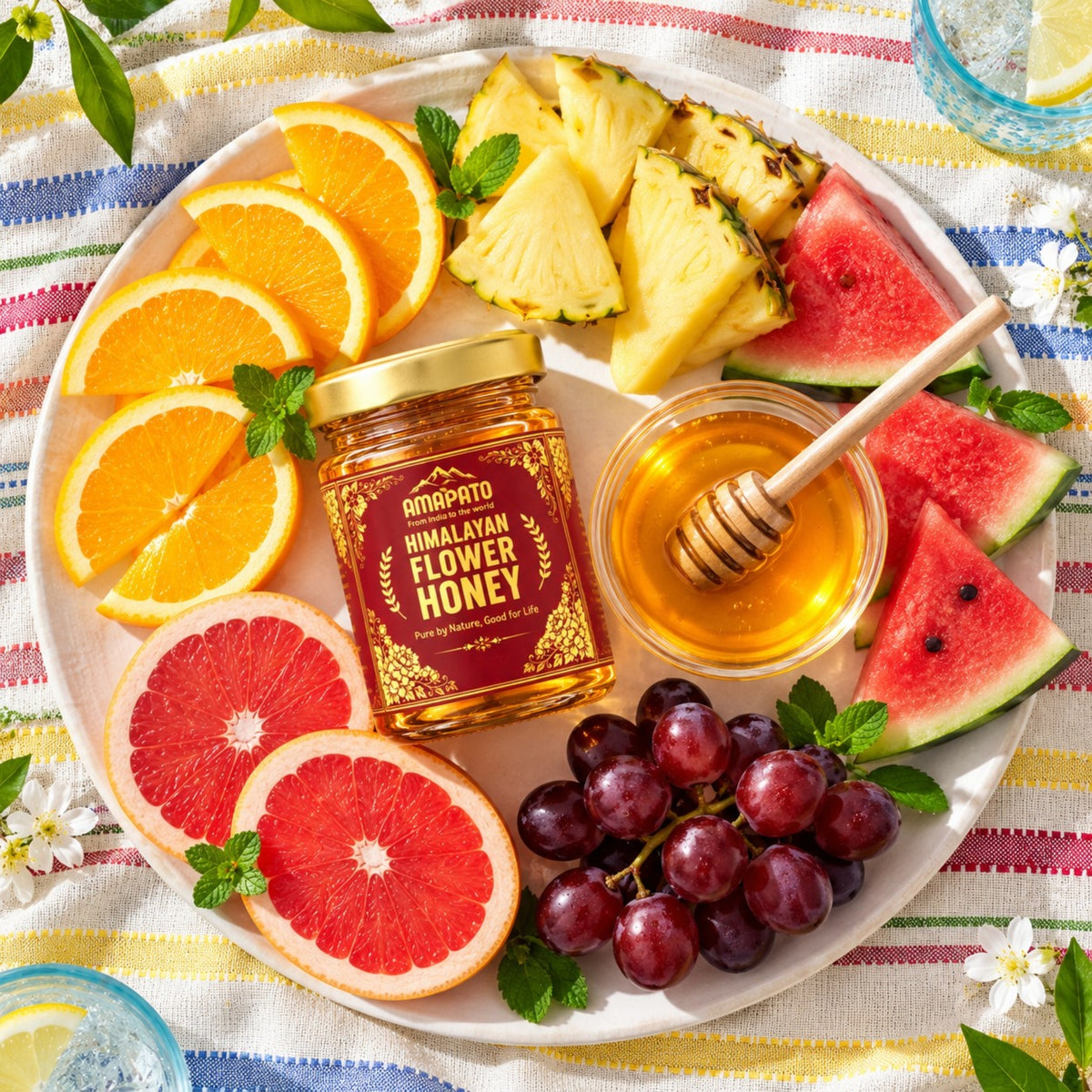 Amapato Himalayan Flower Honey 650g (100% Natural, No Added Sugar, No Preservatives)