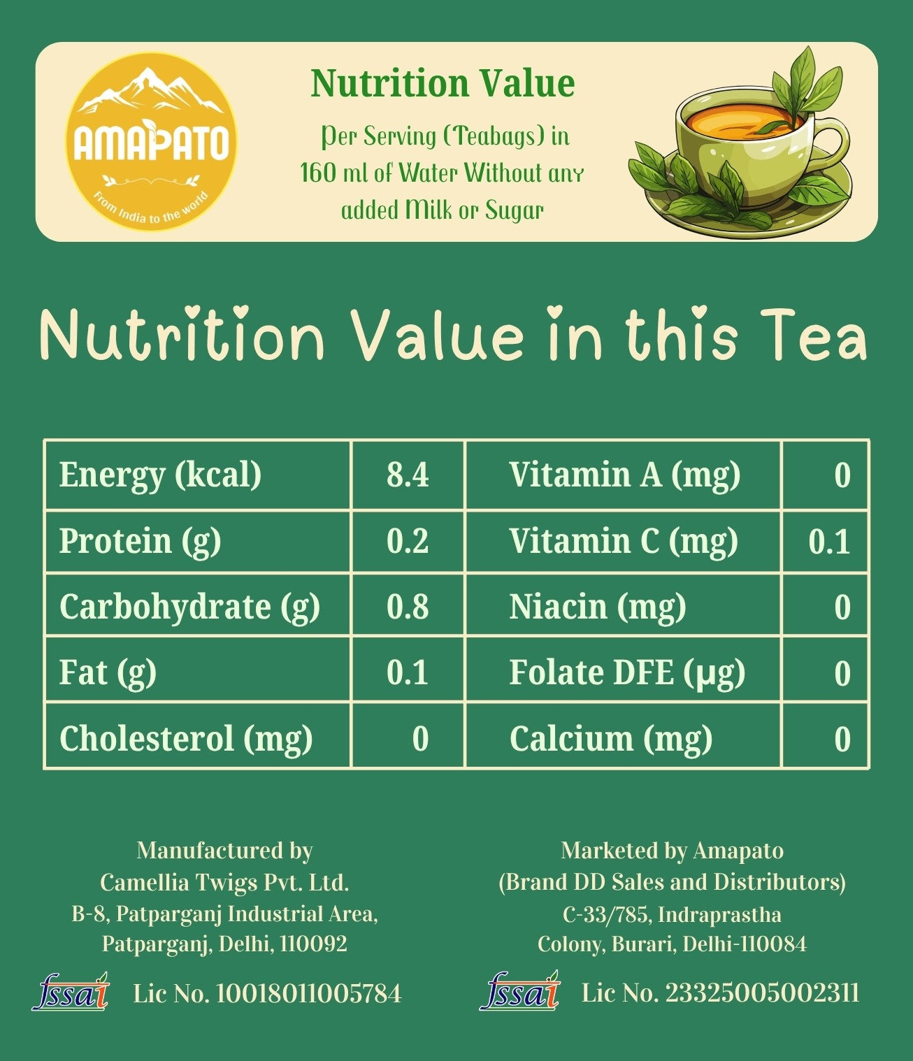 HIMGREEN Daily Defense Tea – Immunity & Wellness Herbal Blend