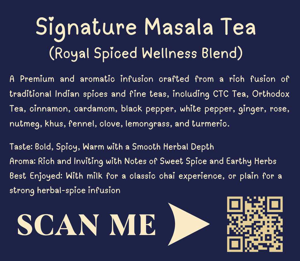 HIMGREEN Signature Masala Tea – Royal Spiced Wellness Blend