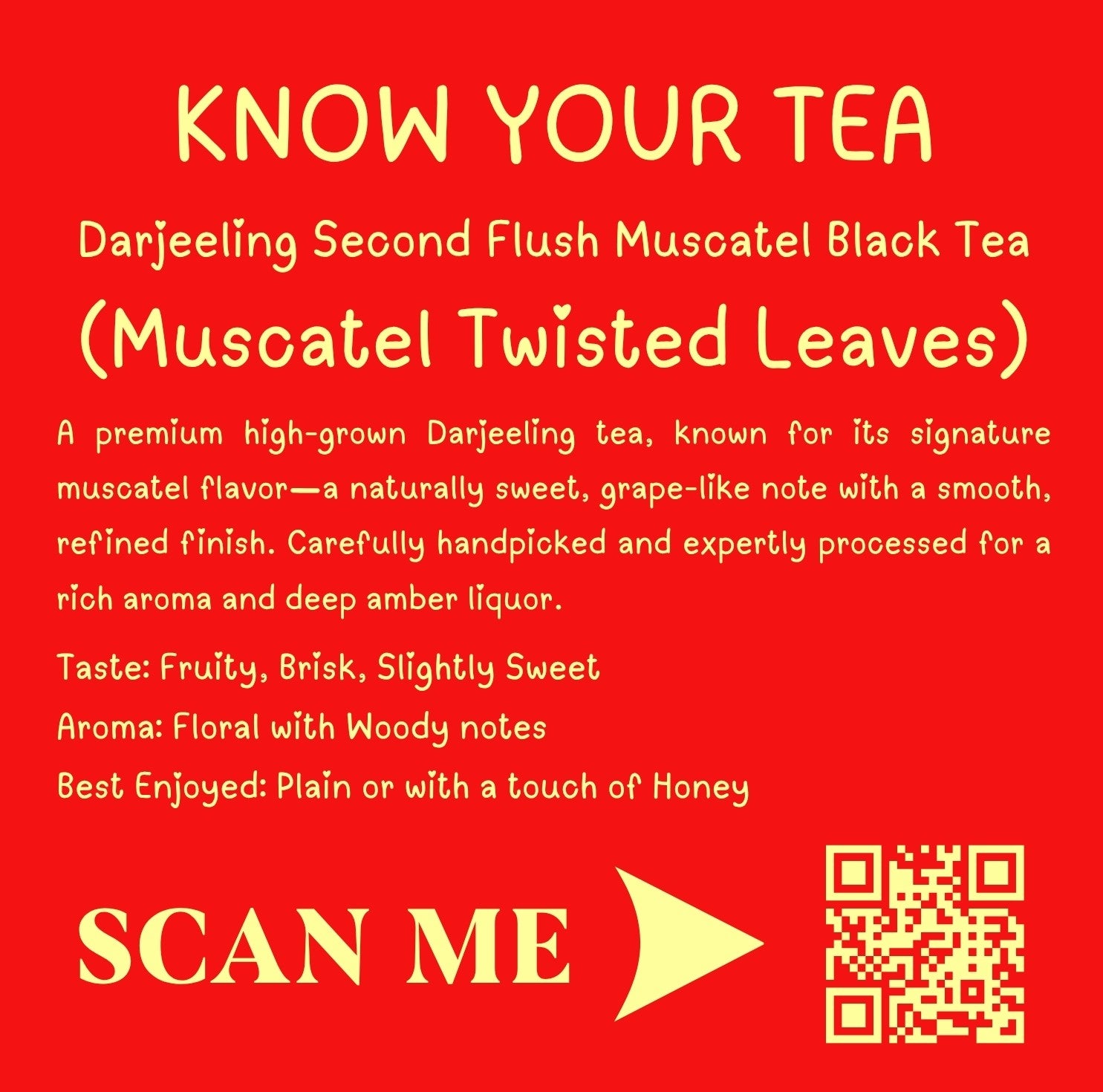 HIMGREEN Himalayan Black Tea – Premium Darjeeling Second Flush Muscatel Black Tea
